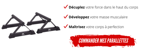 La Progression À Suivre pour Réussir la Straddle Planche parallettes street workout