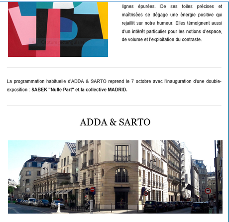 Galerie Adda & Sarto