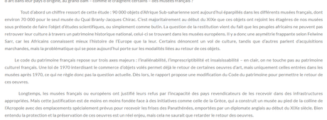 Le Dieu Gou —- une restitution —- un débat.