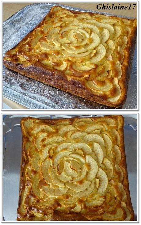 Gâteau aux pommes et mascarpone