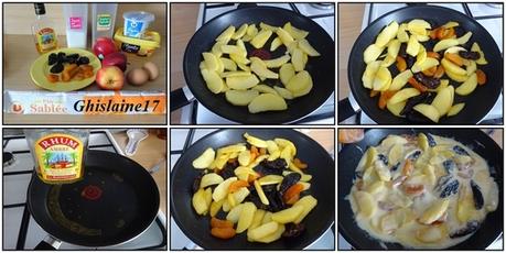 Tarte gasconne aux pommes, pruneaux et abricots secs Tarte gasconne aux pommes, pruneaux et abricots secs