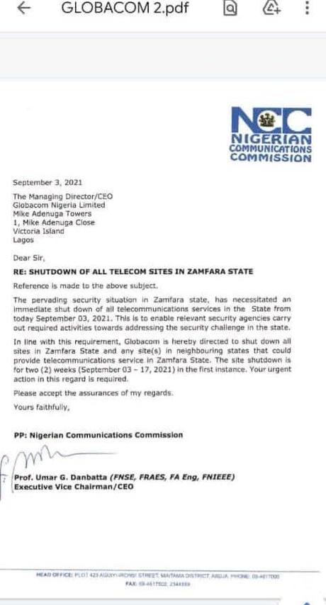 RUPTURE : le gouvernement nigérian ordonne aux opérateurs de télécommunications de fermer les services de téléphonie mobile à Zamfara alors que les bandits prennent le contrôle de l’État