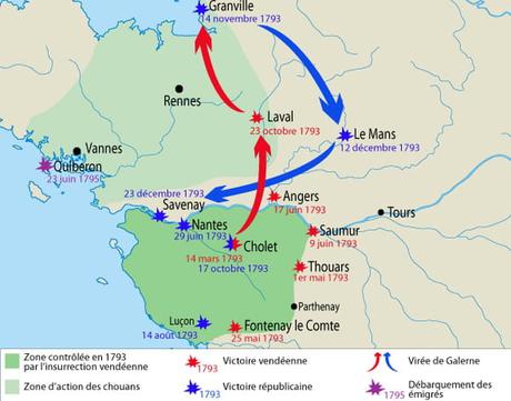 Guerre de Vendée : résumé d'un génocide, carte, bilan, dates