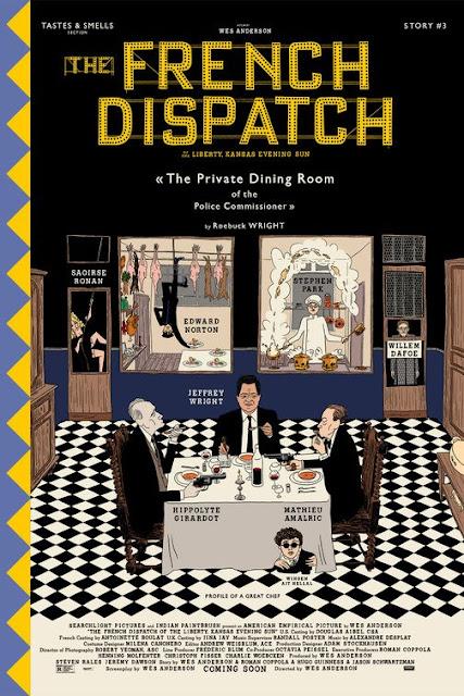 Nouvelles affiches US pour The French Dispatch de Wes Anderson