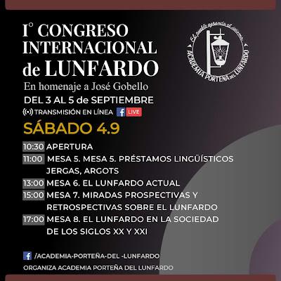 Premier congrès international de Lunfardo en ligne [Jactance & Pinta]