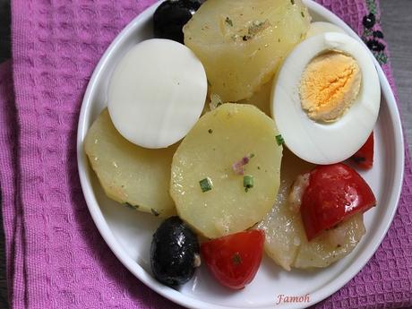 Salade de pommes de terre froide