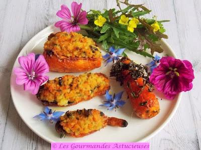 Carottes moches farcies (Vegan)