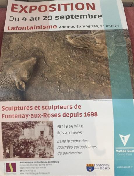 Médiathèque de Fontenay aux roses -exposition  Adomas Samogitas (4/29 Septembre 2021) « Lafontainisme »