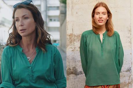 DEMAIN NOUS APPARTIENT : la blouse verte de Raphaëlle dans l’épisode 1010