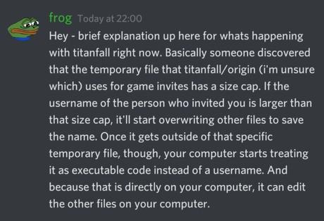 Le jeu vidéo Titanfall 2 aurait été piraté via un « simple exploit »