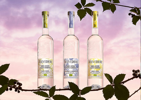 Belvedere présente Belvedere Organic Infusions, sa nouvelle gamme de vodkas aromatisées 100% biologique