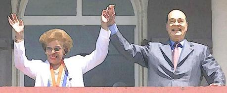 La reine mère Lucette Michaux-Chevry de la Guadeloupe