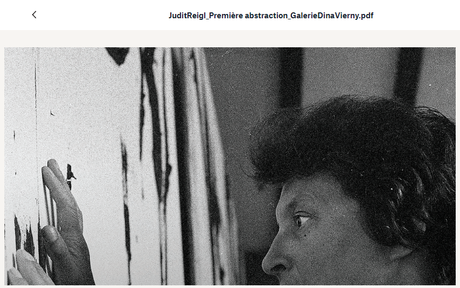 Galerie Dina Vierny -Galerie Laurentin -exposition JUDIT REIGL