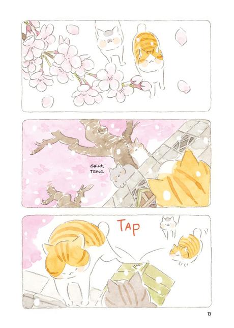 Le vieil homme et son chat marchent à pas de velours de NEKOMAKI