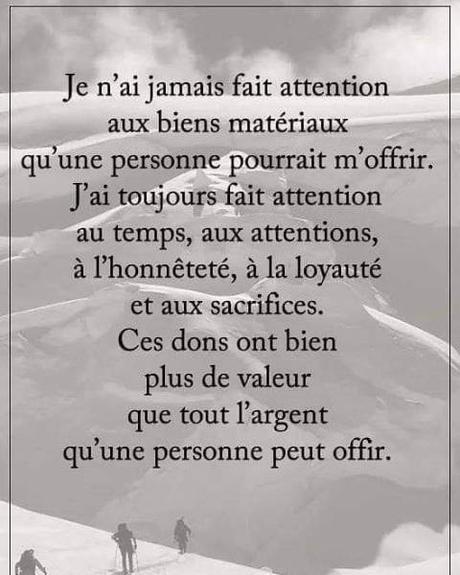 Les dons qui ont de la valeur