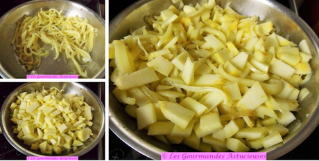 Poêlée estivale sur écrasée de pommes de terre (Vegan) Poêlée estivale sur écrasée de pommes de terre (Vegan)