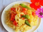 Poêlée estivale écrasée pommes terre (Vegan)