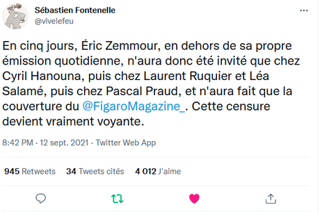 Zemmour éjecté de CNews : mais quelle bonne nouvelle se serait si…