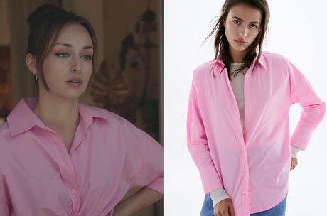 DEMAIN NOUS APPARTIENT : la chemise rose de Sofia dans l’épisode 1012