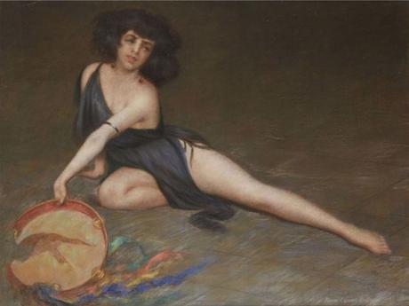 Pierre Carrier-Belleuse 1924 Danseuse au tambourin (Nina Constantinova)