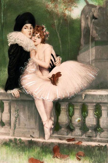 Pierre Carrier-Belleuse 1901 Pierrot et colombine