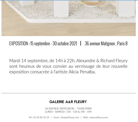 Galerie A&R Fleury exposition  Alicia Penalba – le langage des formes – à partir du 14 Septembre 2021
