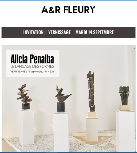 Galerie A&R Fleury exposition  Alicia Penalba – le langage des formes – à partir du 14 Septembre 2021