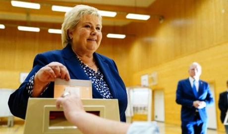 La Norvège: Défaite électorale du parti conservateur