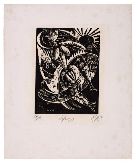 Otto DIX - 9 gravures sur bois (1919 Otto DIX - 9 gravures sur bois (1919