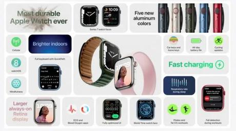 Apple Watch 7 : tout en rondeurs mais plus robuste