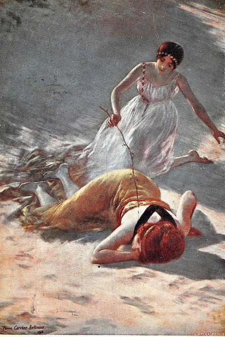 Pierre Carrier-Belleuse 1912 La chatouille (le jeu innocent)
