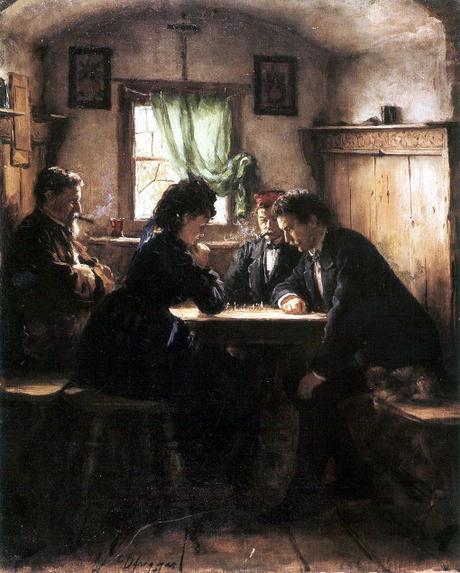 Partie d'échecs de Franz Defregger (1885)