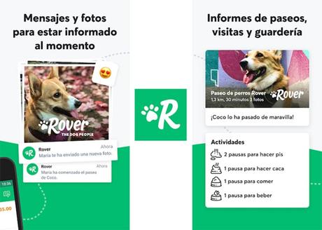 Rover - Promenades de chiens, visites à la garderie et rapports