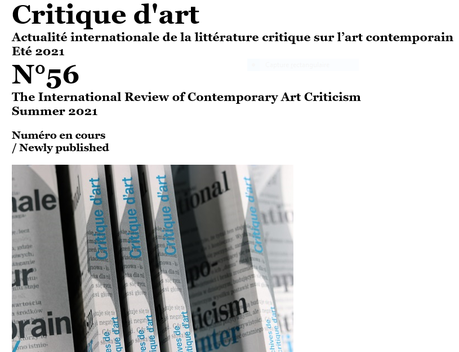 La Critique d’Art no 56