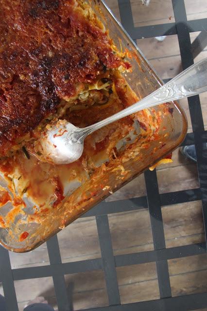 Cuillère et saladier : Lasagnes aux courgettes (vegan) Cuillère et saladier : Lasagnes aux courgettes (vegan)