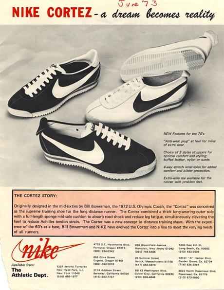 L’histoire de la Nike Cortez Nike Cortez - 1972