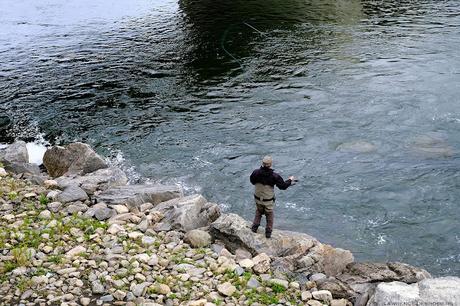 Pêcheurs sur la rivière Matane…