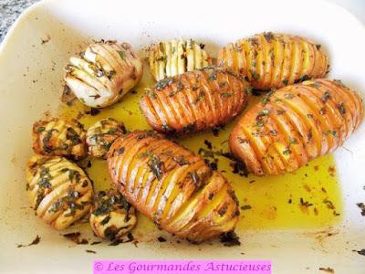 Navets et pommes de terre à la Suédoise ou à la Hasselback (Vegan)