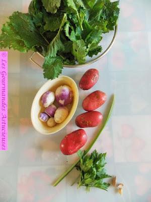 Navets et pommes de terre à la Suédoise ou à la Hasselback (Vegan)