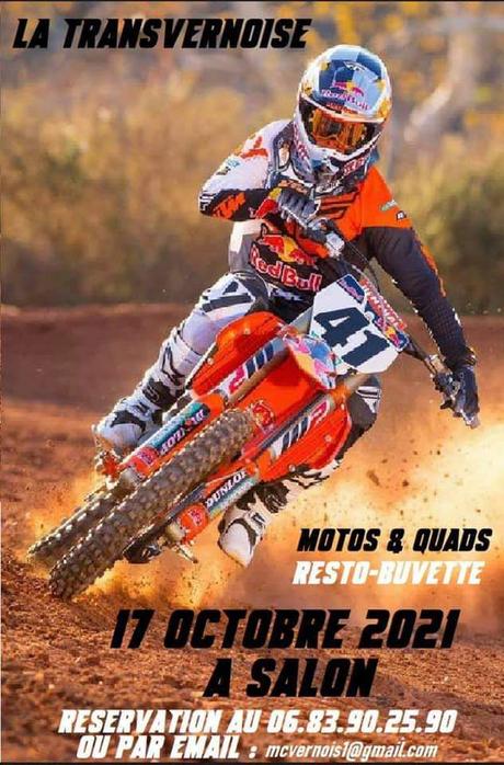 Rando motos et quads du Moto Club Vernois, La Transvernoise à Salon (24), le 17 octobre 2021