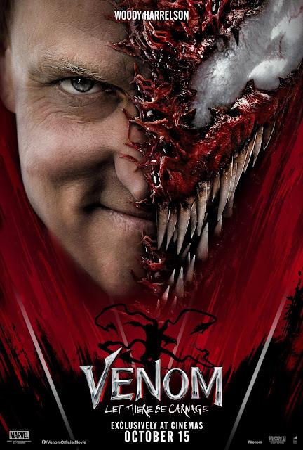 Affiches personnages US pour Venom : Let There Be Carnage signé Andy Serkis