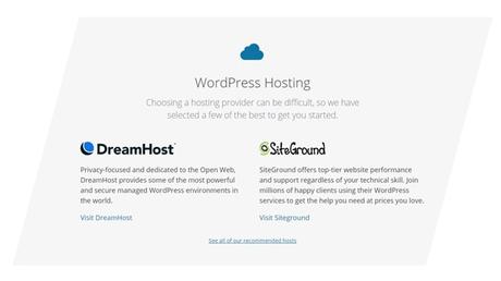 Comment créer un site Web avec WordPress Les hébergeurs recommandés par WordPress