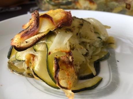 Gratin de courgettes au parmesan Gratin de courgettes au parmesan