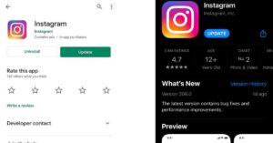 Les 7 meilleures façons de réparer le plantage d’Instagram sur Android et iOS Mettre à jour l'insta