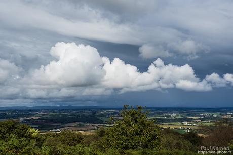ciel menaçant au dessus des Monts d'Arrée #Bretagne #Finistère