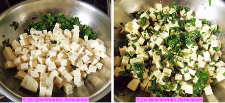 Chou et tofu à la tomate (Vegan)