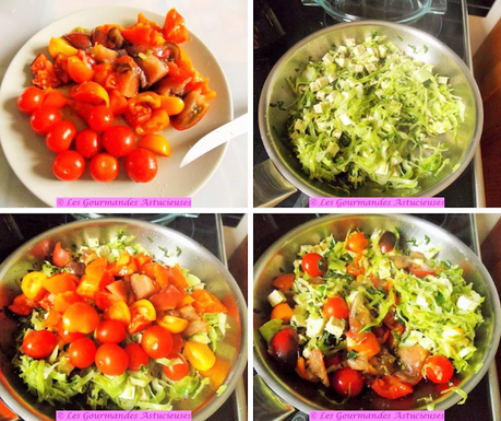 Chou et tofu à la tomate (Vegan)