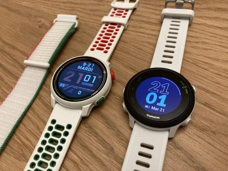 Forerunner 55 vs Pace 2 design