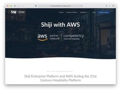 Hotel PMS conçu pour les hôtels d'entreprise dans le cloud.  La plate-forme d'entreprise de Shiji a été entièrement construite sur AWS à partir de zéro.