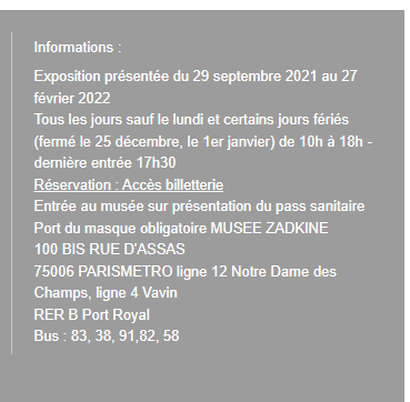 Musée ZADKINE exposition « L’AME PRIMITIVE »